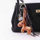 Moonbiffy Leather Pony Keychain for Keys