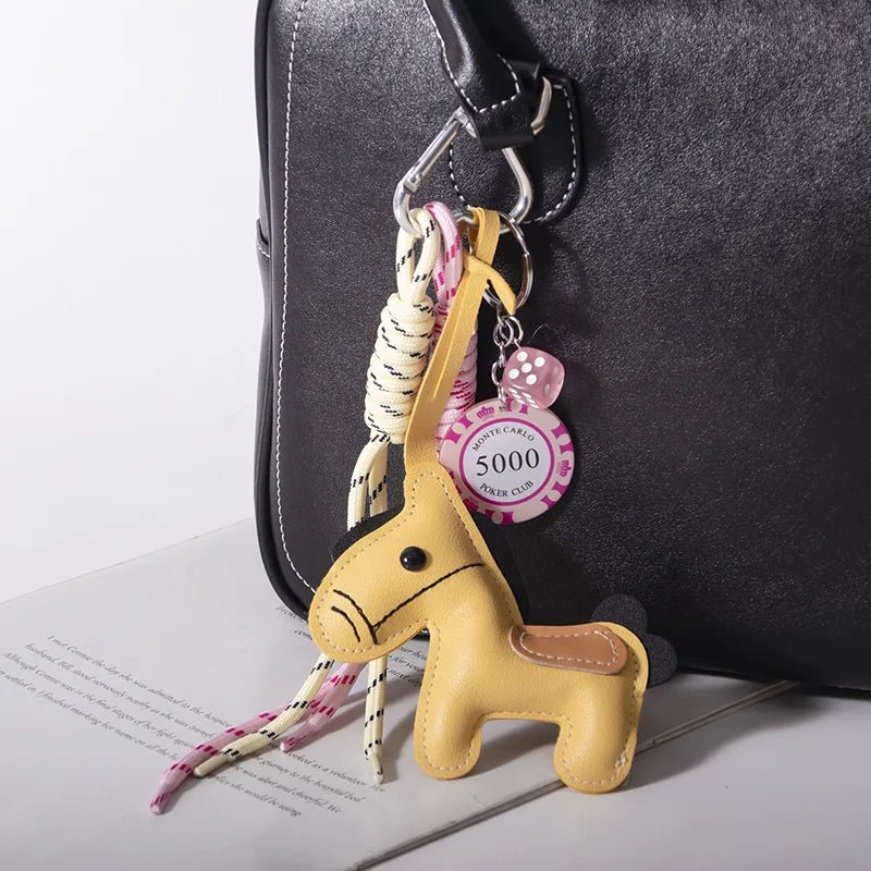 Moonbiffy Leather Pony Keychain for Keys — product view 13