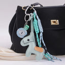 Moonbiffy Leather Pony Keychain for Keys