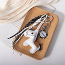 Moonbiffy Leather Pony Keychain for Keys
