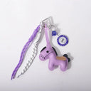 Moonbiffy Leather Pony Keychain for Keys