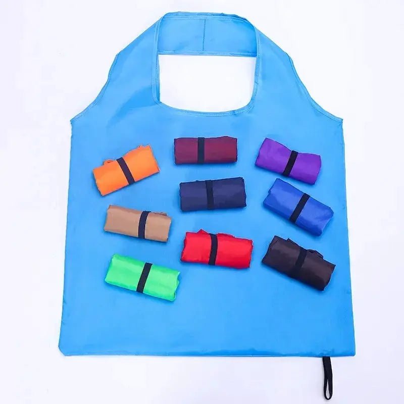 Moonbiffy Must Have Foldable Reusable Tote Bag for Travel and Shopping Eco