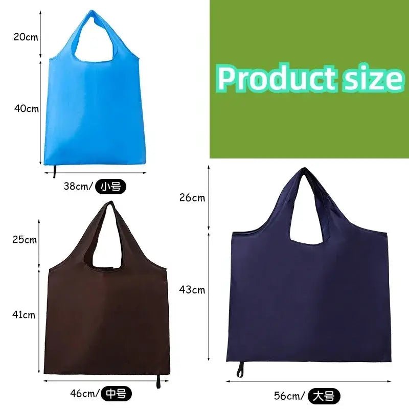 Moonbiffy Must Have Foldable Reusable Tote Bag for Travel and Shopping Eco