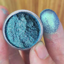 Moonlit Silver Chrome Nail Powder Enchanting Aurora Art