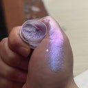 Moonlit Silver Chrome Nail Powder Enchanting Aurora Art