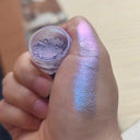 Moonlit Silver Chrome Nail Powder Enchanting Aurora Art