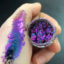 Moonlit Silver Chrome Nail Powder Enchanting Aurora Art