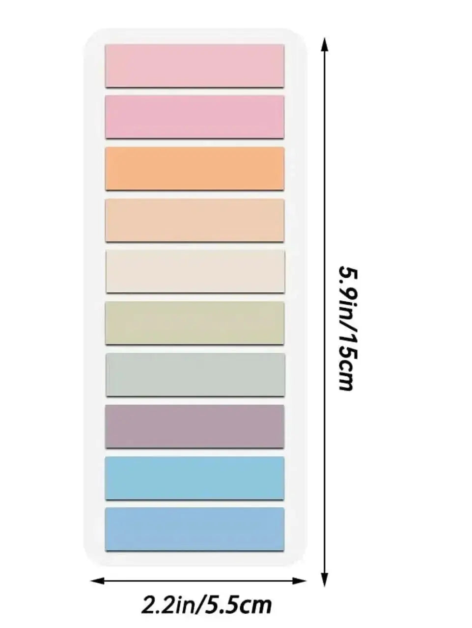 Morandi Arrow Flags Sticky Note Set Planner Stickers