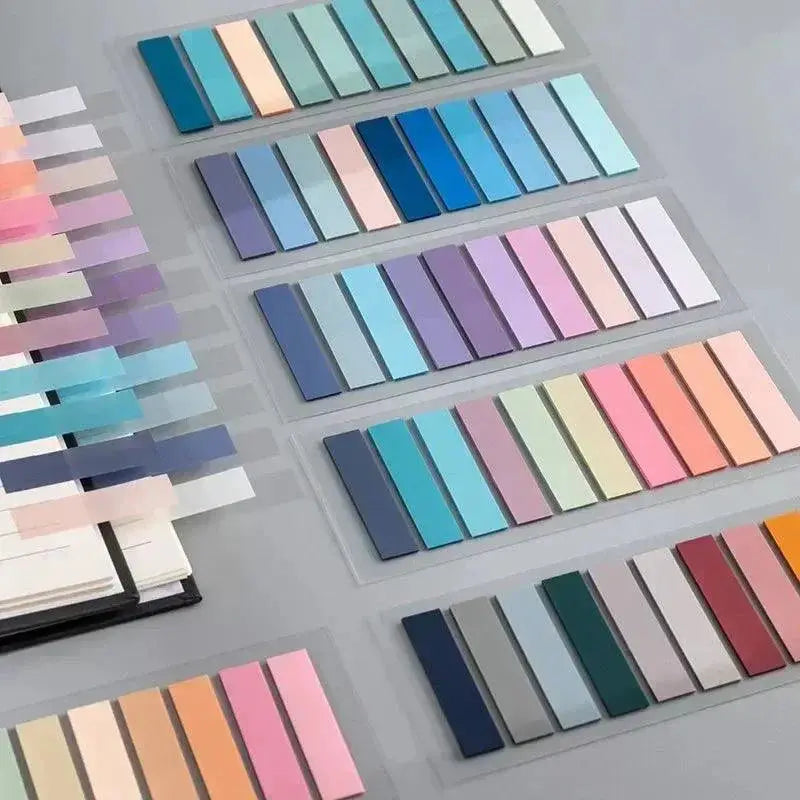 Morandi Fluorescent Index Tabs Sticky Notes for Planners