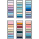 Morandi Fluorescent Index Tabs Sticky Notes for Planners