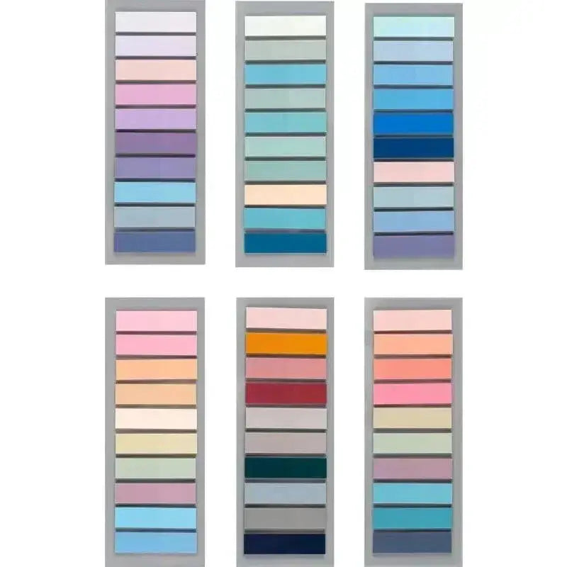 Morandi Fluorescent Index Tabs Sticky Notes for Planners