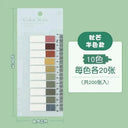 Morandi Fluorescent Index Tabs Sticky Notes for Planners