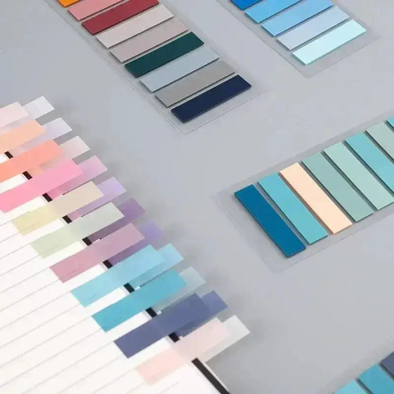 Morandi Fluorescent Index Tabs Sticky Notes for Planners