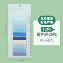 Morandi Fluorescent Index Tabs Sticky Notes for Planners