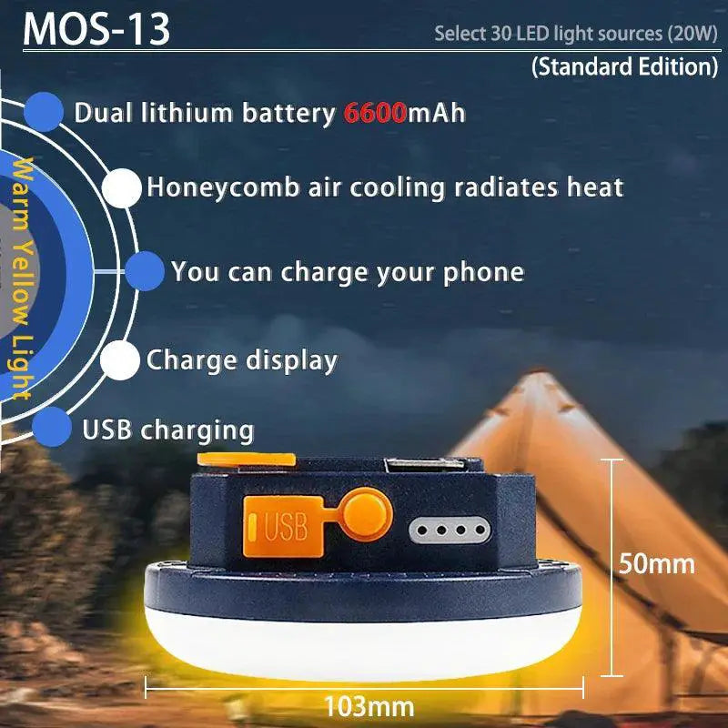 MOSLIGHTING LED Camping Lantern Portable Outdoor Light