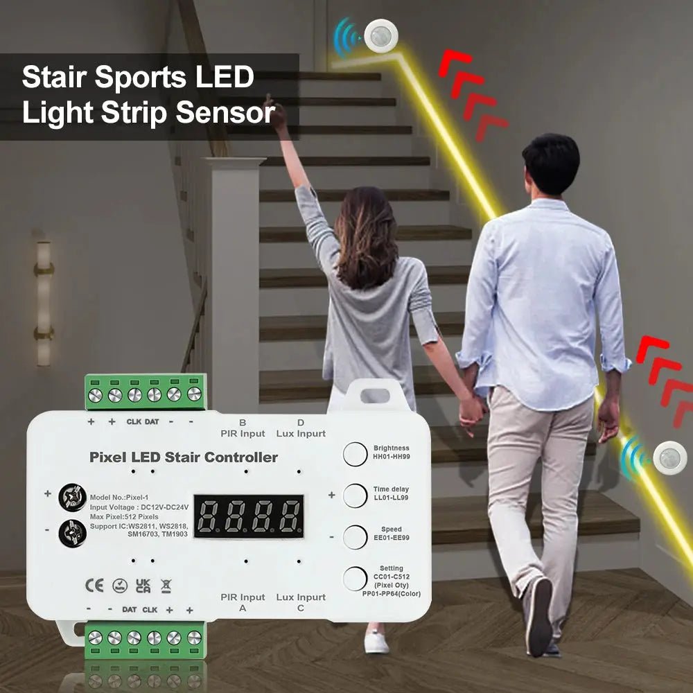 Motion-Detected Stair Light for Home