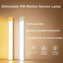 Motion Sensor LED Cabinet Light Wireless Dimmable Night Lamp