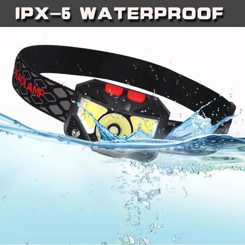 Motion Sensor Led Headlamp for Camping and Fishing