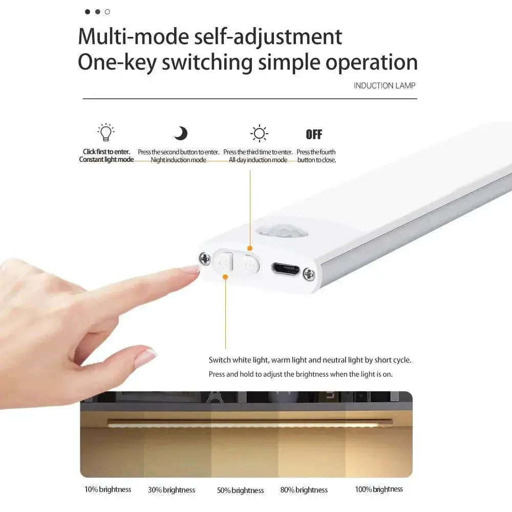 Motion Sensor Night Light Rechargeable LED Eco Lamp