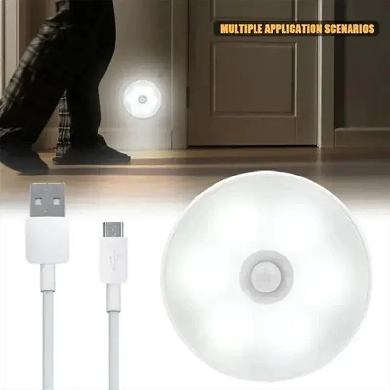 Motion Sensor USB Rechargeable Night Light With LED
