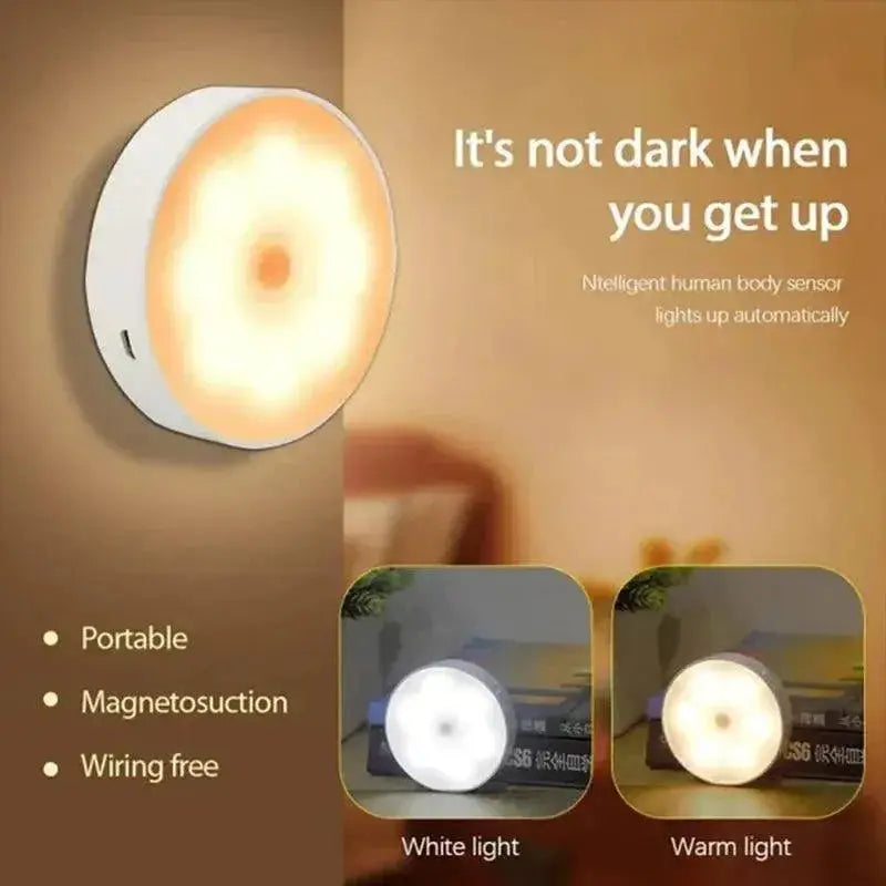 Motion Sensor USB Rechargeable Night Light With LED