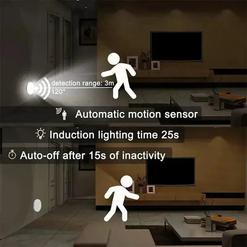 Motion Sensor USB Rechargeable Night Light With LED