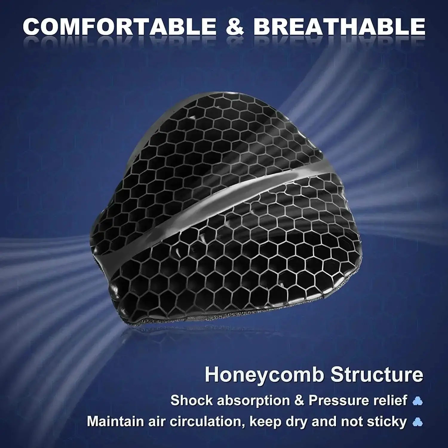Motorcycle Gel Seat Cushion For Ultimate Comfort On Rides