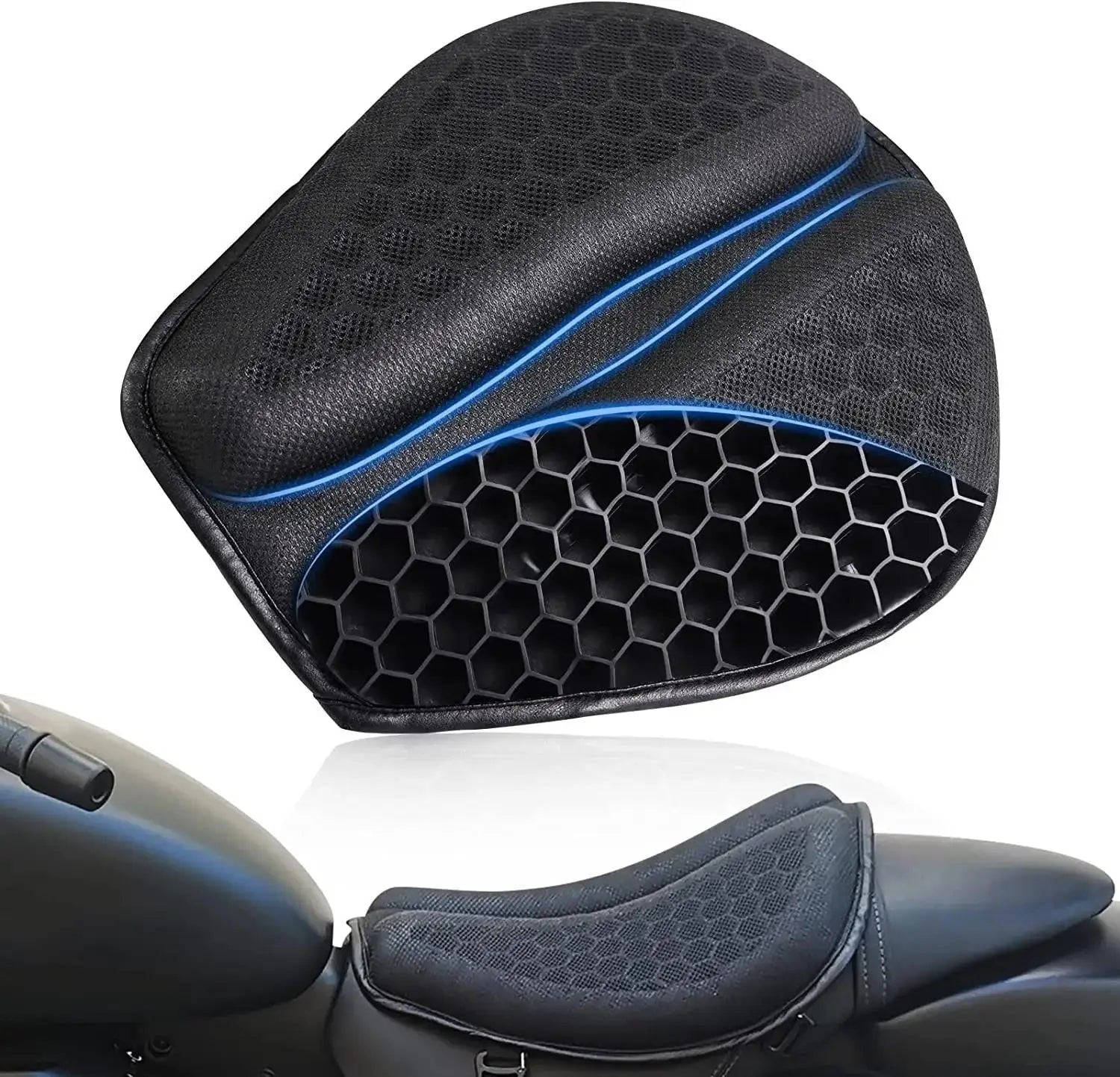 Motorcycle Gel Seat Cushion For Ultimate Comfort On Rides