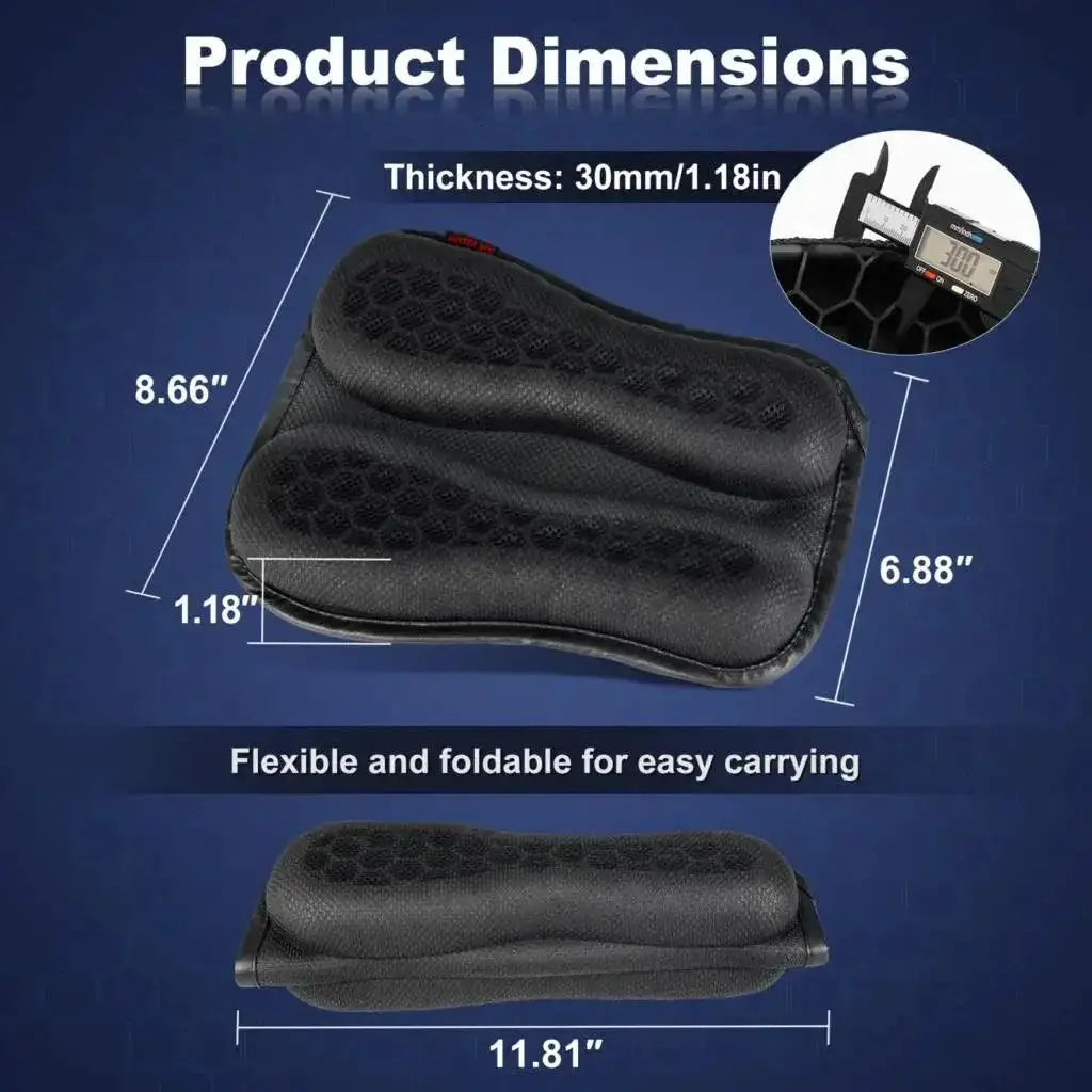 Motorcycle Gel Seat Cushion For Ultimate Comfort On Rides