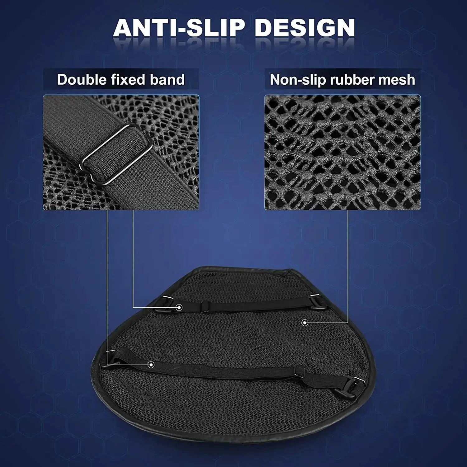 Motorcycle Gel Seat Cushion For Ultimate Comfort On Rides