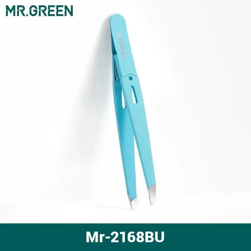 Mr Green Colorful Steel Eyebrow Tweezer Tool For Precision
