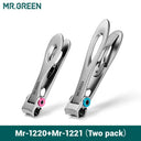 MR.GREEN Stainless Steel Nail Clippers Set Salon Quality Tools