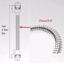 MTSPACE Flexible Stainless Steel Shower Hose for Bathroom