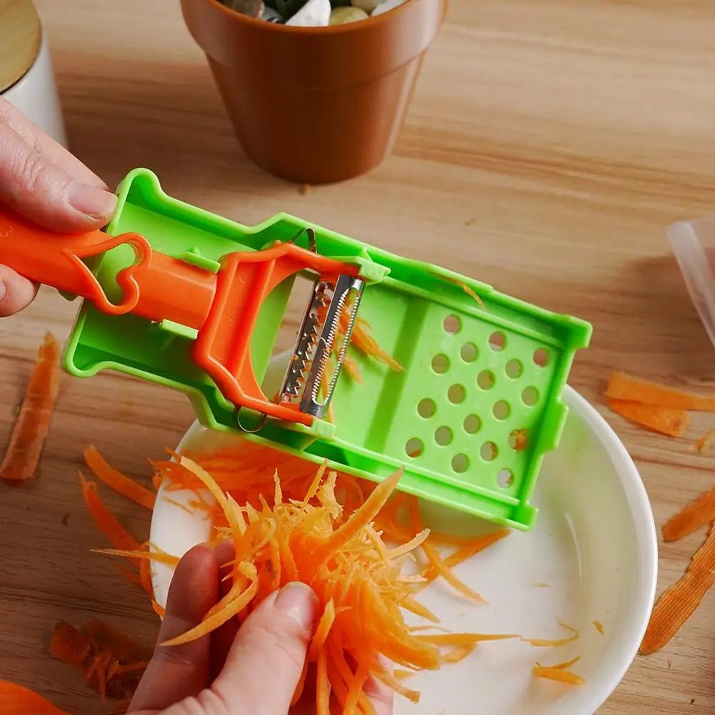 Multifunction Kitchen Peeler Set With Zester And Grater For Fruit And Vegetables
