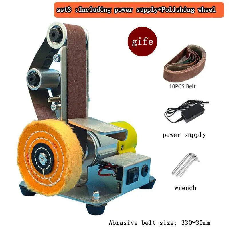 Desktop Vertical Mini Electric Sander for Precision DIY