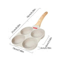 Nonstick Quad Hole Frying Pan for Eggs