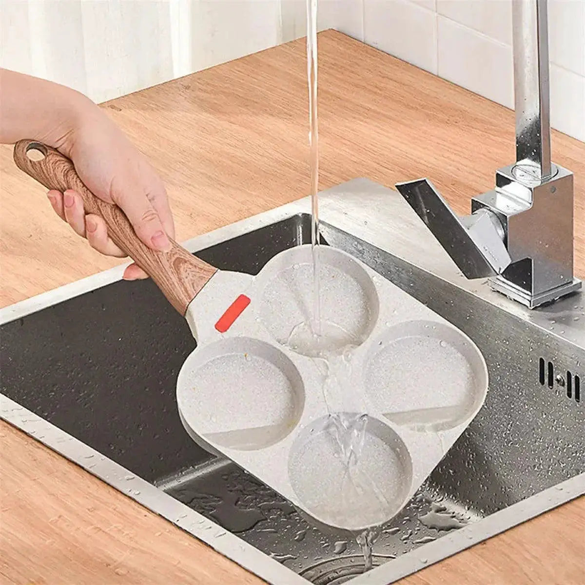 Versatile Nonstick Quad Hole Frying Pan For Eggs And More