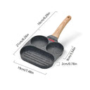 Nonstick Quad Hole Frying Pan for Eggs