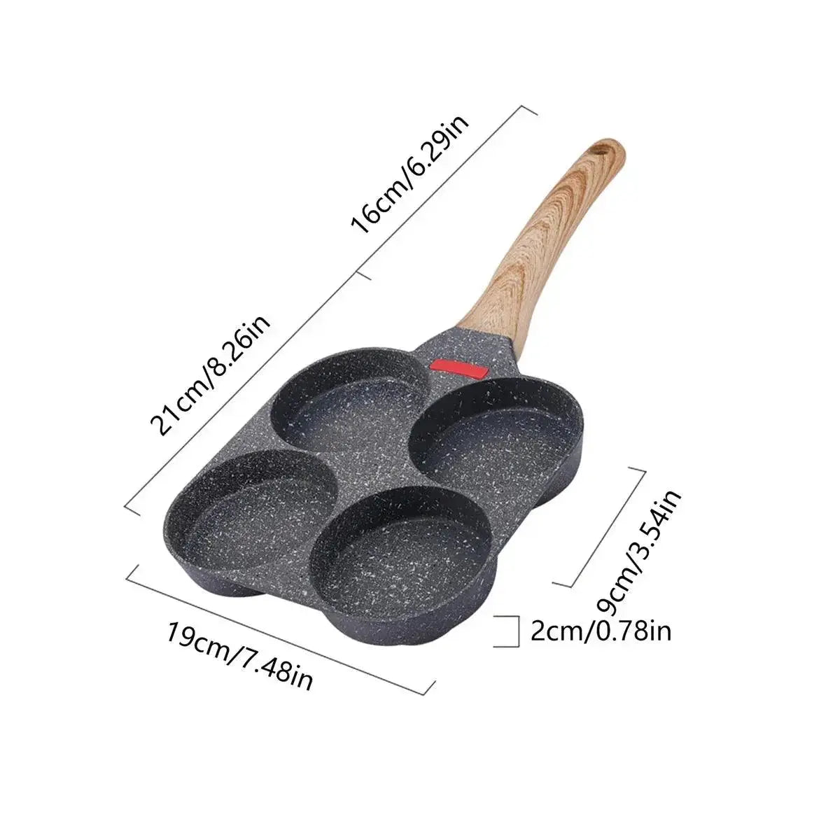 Versatile Nonstick Quad Hole Frying Pan For Eggs And More — product view 10