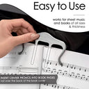 Music Book Clip Mini Polished Metal High Hardness Page Holder