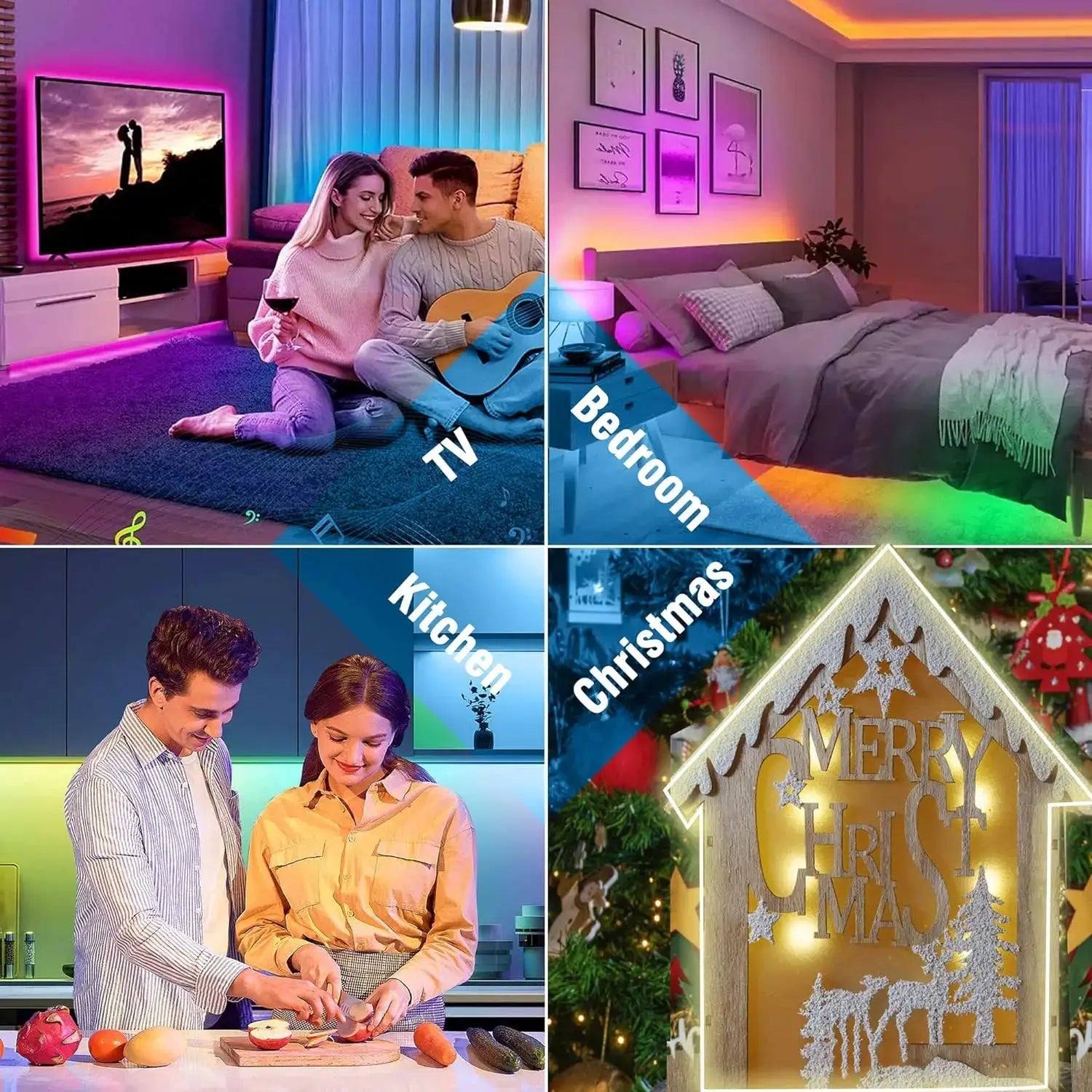 Music Sync Neon Rope Lights for Home