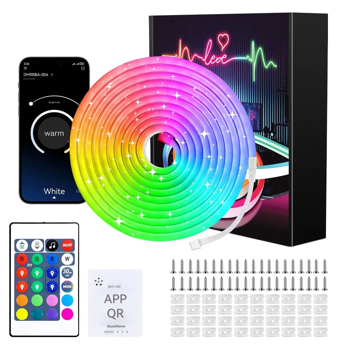 Music Sync Neon Rope Lights for Home