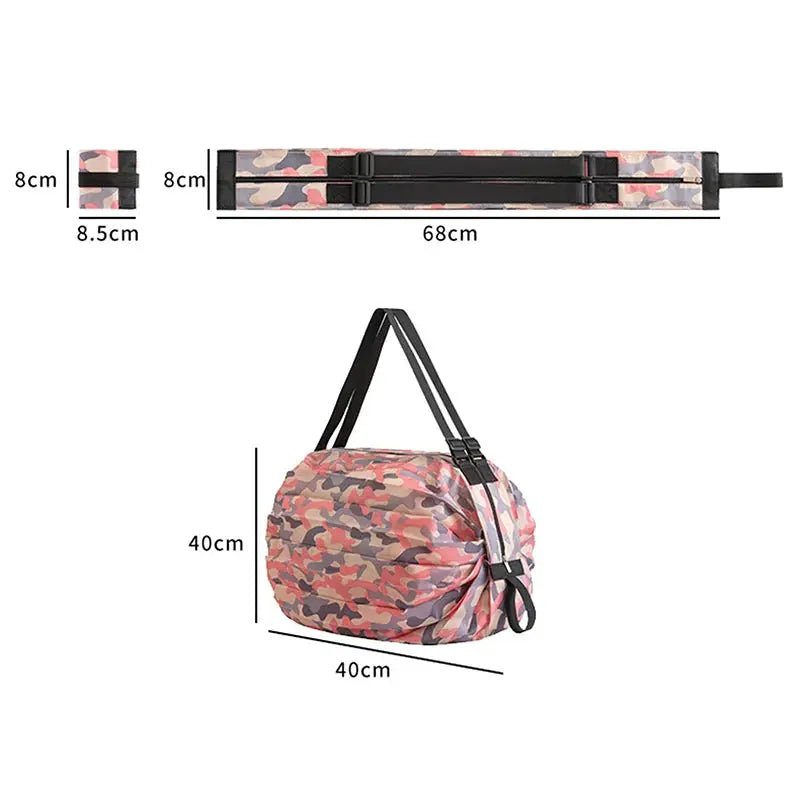 Must Have Foldable Camouflage Travel Bag With Handle Large Capacity