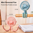 Must Have Portable Clip Fan USB Rechargeable Stroller Fan 360 Rotate Outdoor