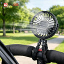 Must Have Portable Clip Fan USB Rechargeable Stroller Fan 360 Rotate Outdoor