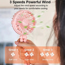 Must Have Portable Clip Fan USB Rechargeable Stroller Fan 360 Rotate Outdoor