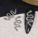 Mystical Serpent Gemstone Nail Art Kit Exquisite Design High Quality