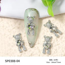 Mystical Serpent Gemstone Nail Art Kit Exquisite Design High Quality