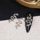 Mystical Serpent Gemstone Nail Art Kit Exquisite Design High Quality