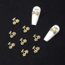 Mystical Serpent Gemstone Nail Art Kit Exquisite Design High Quality